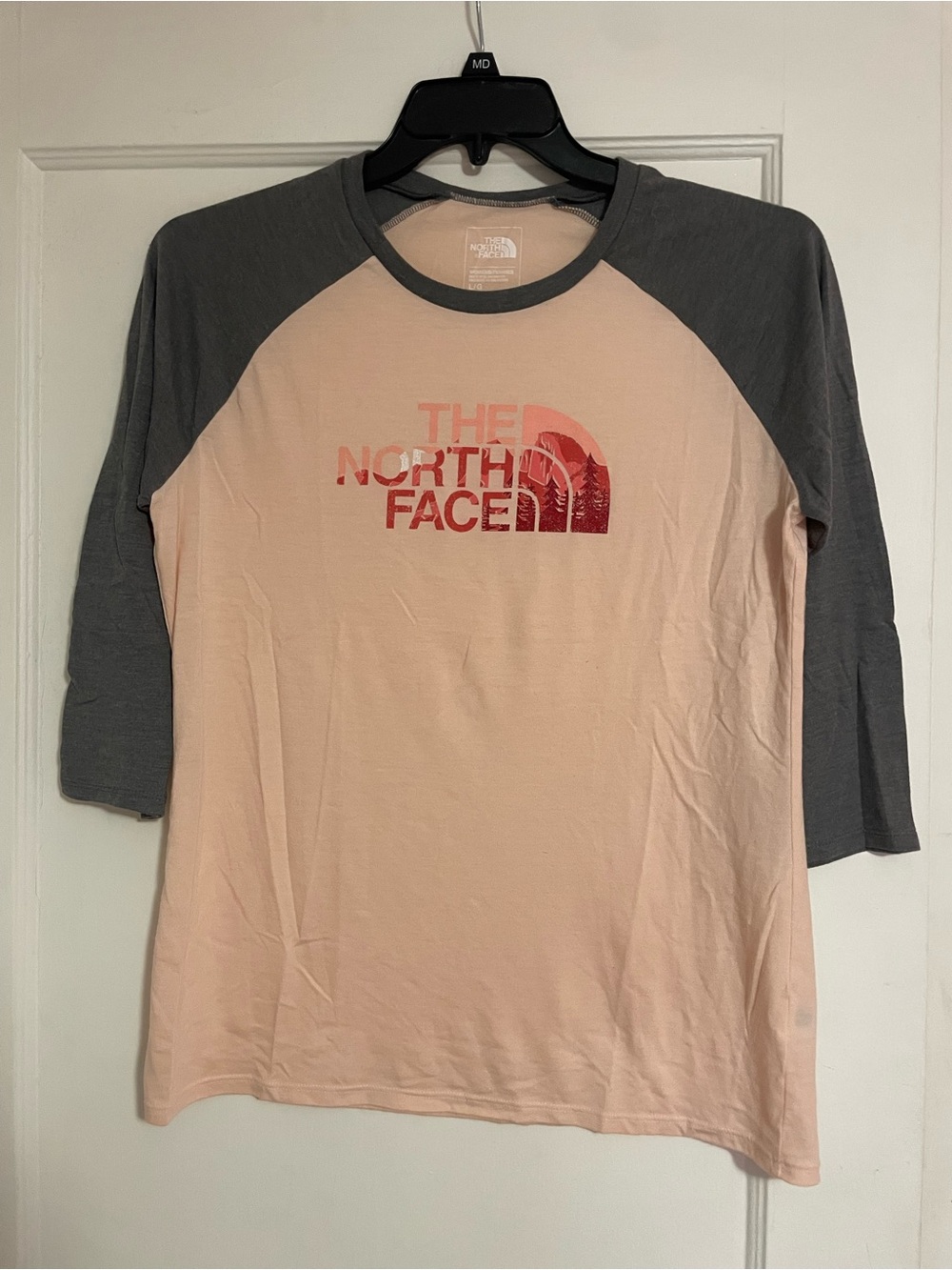 The North Face Women’s Pink Raglan Logo Shirt